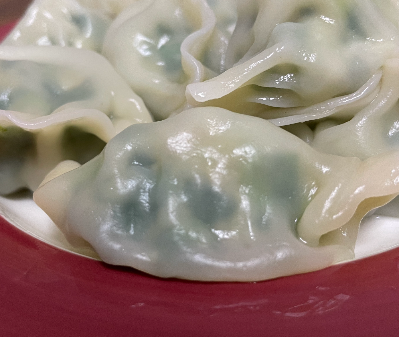 我会包韭菜肉的水饺啦！